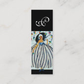 CARTE DE VISITE MINI BEAUTY MODE COSTUME DESIGNER MAKEUP ARTISTE (Dos)