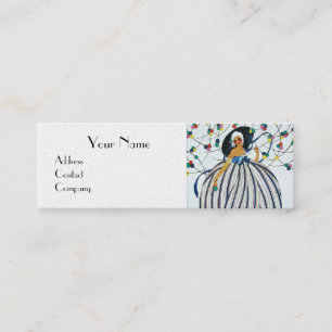 CARTE DE VISITE MINI BEAUTY MODE COSTUME DESIGNER MAKEUP ARTISTE