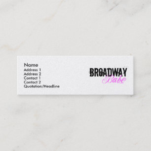 Carte De Visite Mini Bébé de Broadway