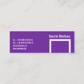 Carte De Visite Mini Bébé Violet ! (Devant)