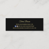 Carte De Visite Mini BeExclusiveMini (Dos)