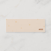 Carte De Visite Mini Bélier - maigre (Dos)