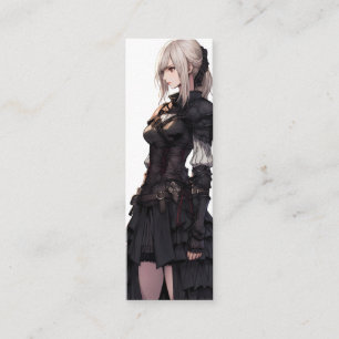 Carte De Visite Mini Belle fille Imaginaire Anime