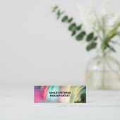 Carte De Visite Mini Belles cascades florescentes (Debout devant)