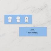 Carte De Visite Mini Bichon Frise. (Devant / Derrière)