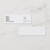 Carte De Visite Mini Bichon Frise (Devant / Derrière)