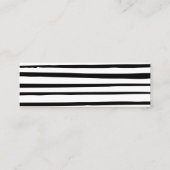 Carte De Visite Mini Billet de tirage simple Baby shower (Dos)