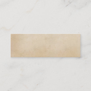 Carte De Visite Mini Blanc antique de papier vintage de modèle de