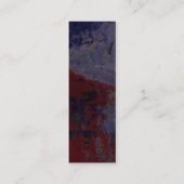 Carte De Visite Mini Blanc et bleu rouges (Dos)