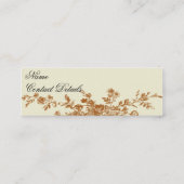 Carte De Visite Mini Blenheim Rose, ivoire, (Dos)