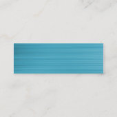 Carte De Visite Mini Bleu clair brossé (Dos)