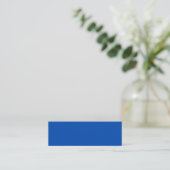 Carte de visite Mini Bleu Cobalt (Debout devant)