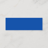 Carte de visite Mini Bleu Cobalt (Dos)