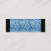 CARTE DE VISITE MINI BLEU DAMASK (Dos)