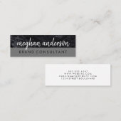 Carte De Visite Mini Bloc de couleur | Pierre (Devant / Derrière)