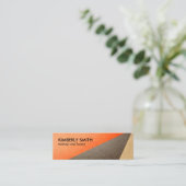 Carte De Visite Mini Blocs de couleurs vives modernes (Debout devant)