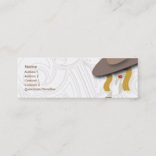 Carte De Visite Mini Blond - Skinny