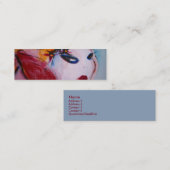 Carte De Visite Mini "Blondie et I " (Devant / Derrière)