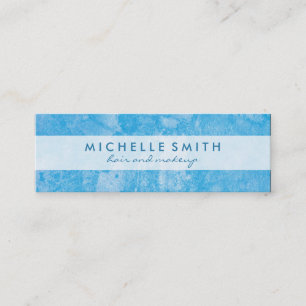 Carte De Visite Mini Blue Grunge tendance