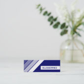 Carte De Visite Mini BLUEBERRIES rétro (Debout devant)