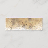 Carte De Visite Mini Blush Navy Blue et Burgundy Red FlorMariage (Dos)