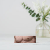 Carte De Visite Mini Bodybuilder Personal Trainer Physique Fitness (Debout devant)