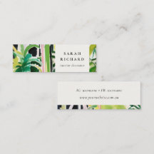 Boho Chic Vert Feuillage Tropical Botanique