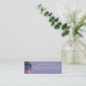 Carte De Visite Mini Boho Nebula Bloom | Conception de Mandala (Debout devant)
