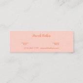 Carte De Visite Mini Boho Stars Clothing Jewelry Price Size Hang Tag  (Dos)