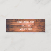 Carte De Visite Mini bois (Dos)