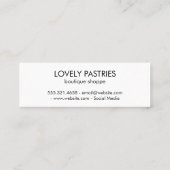 Carte De Visite Mini Bois de la broche (Dos)