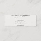 Carte De Visite Mini Bois rustique en détresse (Dos)