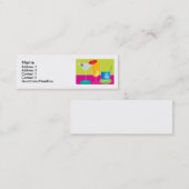 Carte De Visite Mini Boissons de partie (Devant / Derrière)