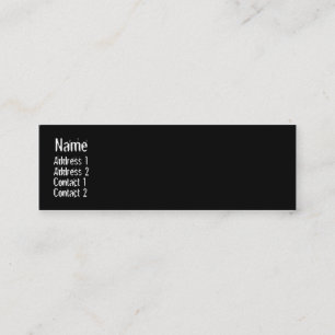 Carte De Visite Mini Bones - Skinny