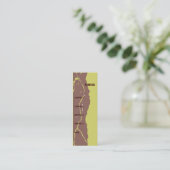 Carte De Visite Mini Bord déchiré (Debout devant)