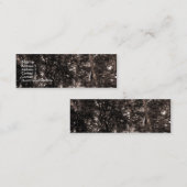 Carte De Visite Mini Bord des Bois - Or (Devant / Derrière)