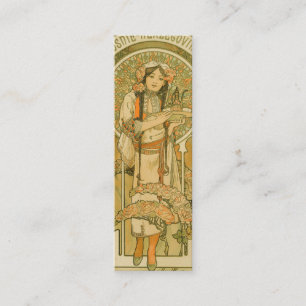 Carte De Visite Mini Bosnie-Herzégovine par Alphonse Mucha (1900)