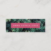 Carte De Visite Mini Botanique tropicale (Devant)