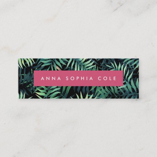 Carte De Visite Mini Botanique tropicale (Devant)