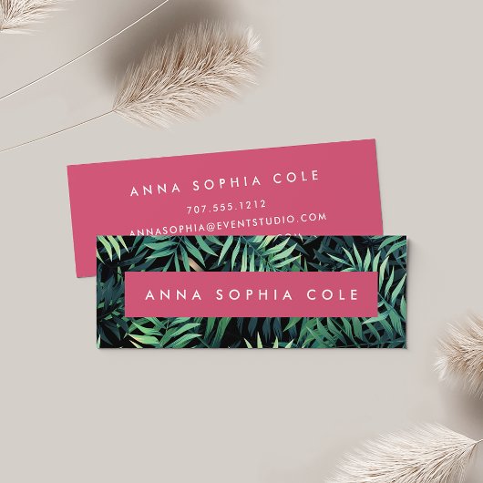 Carte De Visite Mini Botanique tropicale