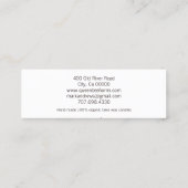 Carte De Visite Mini Bougie Maker Gold Bee Honeycomb (Dos)