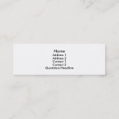 Carte De Visite Mini Boulangerie (Dos)