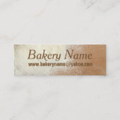 Carte De Visite Mini Boulangerie/carte de visite modernes de Catering (Dos)