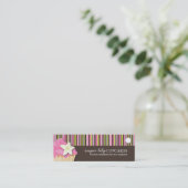 Carte De Visite Mini Boulangerie et emballage de gâteau (Debout devant)