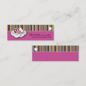 Carte De Visite Mini Boulangerie et emballage de gâteau (Devant / Derrière)