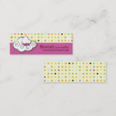 Carte De Visite Mini Boulangerie et emballage de gâteau (Devant / Derrière)