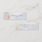 Carte De Visite Mini Boulangerie mariage créatrice de gâteaux (Devant / Derrière)