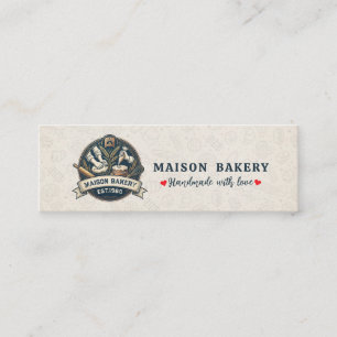 Carte De Visite Mini Boulangerie Rurale Boutique Pâtisserie Dessert Gât
