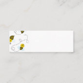 Carte De Visite Mini Bourdon Volant Jaune Noir Abeille Bourdon (Devant)