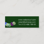 Carte De Visite Mini boutonne (Dos)